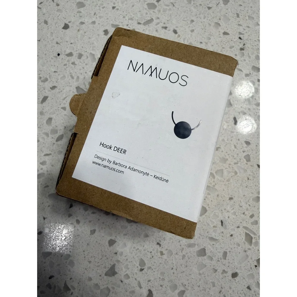 Namuos Hook DEER Wall Hanger OS Black EUC 2.5